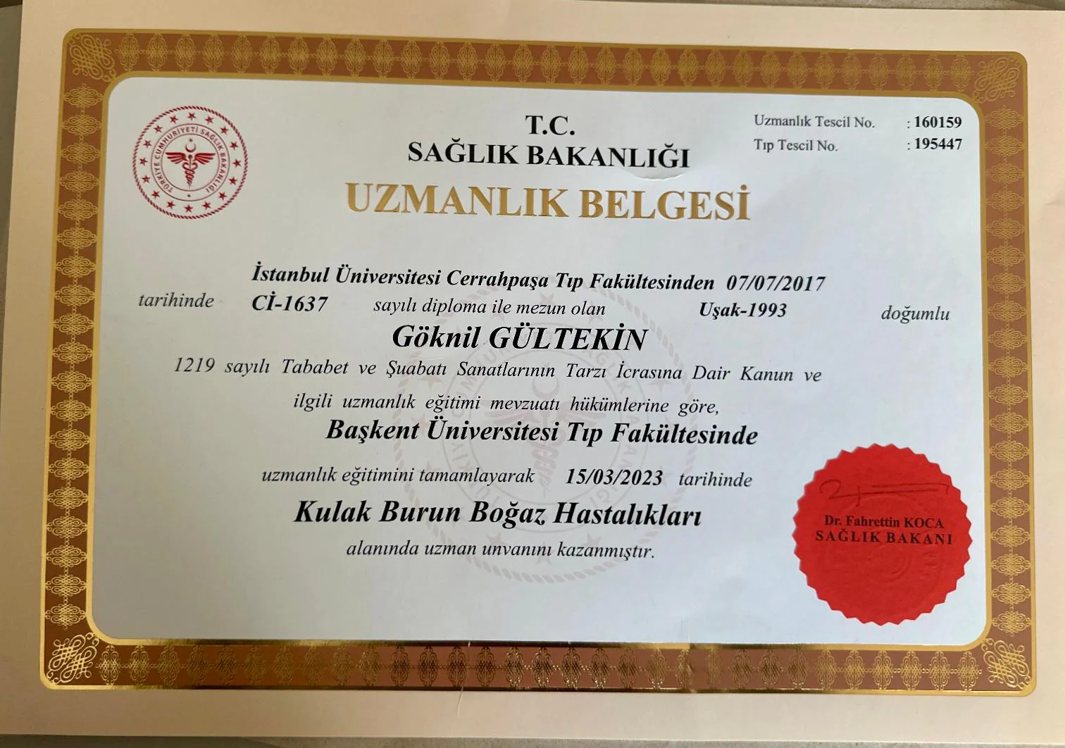 Dr. Goknil Gultekin